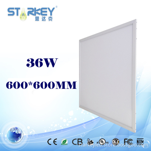 Dimmable Slim 36W LED Panel Light 600X600mm with CE, RoHS